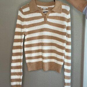 American Eagle Striped Knit Top